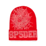 Sp5der Web Beanie Red