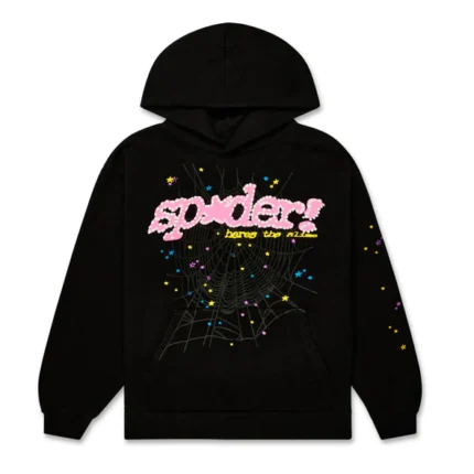 Black P*NK V2 Hoodie Sp5der