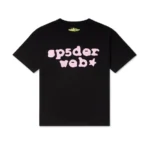 Black/Pink sp5der Web Tee