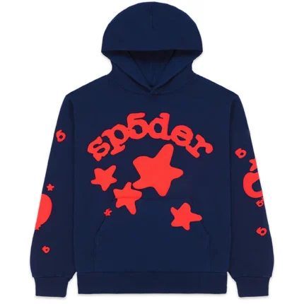 Sp5der Beluga Hoodie – Navy Blue