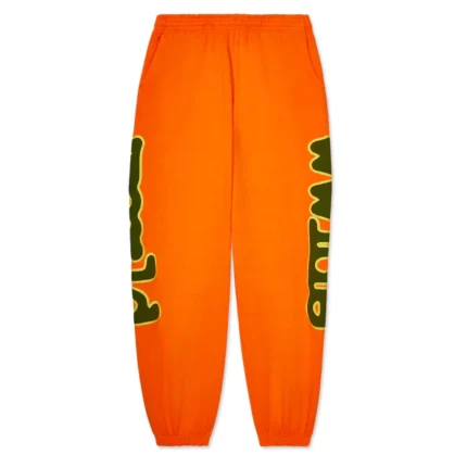 Sp5der Orange Beluga Sweatpants