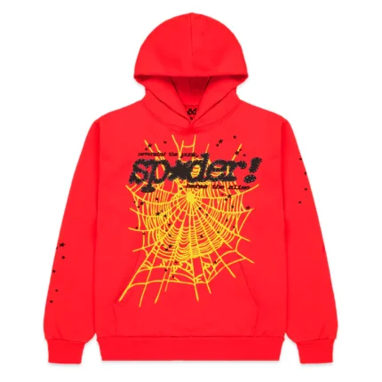 Sp5der P*nk V2 Hoodie - Red