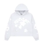 Sp5der Women Cropped Beluga Hoodie