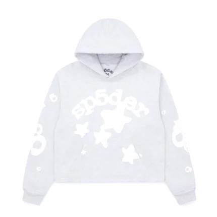 Sp5der Women Cropped Beluga Hoodie