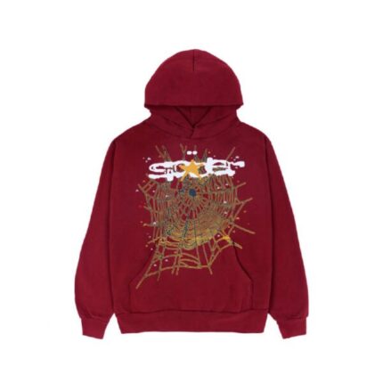 Sp5der Logo Hoodie – Maroon