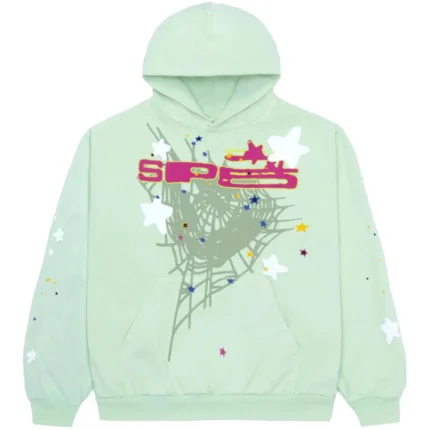 Sp5der SP5 Mint Hoodie Mint