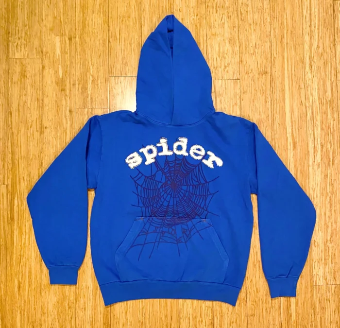 Blue Spider Hoodie - Blue