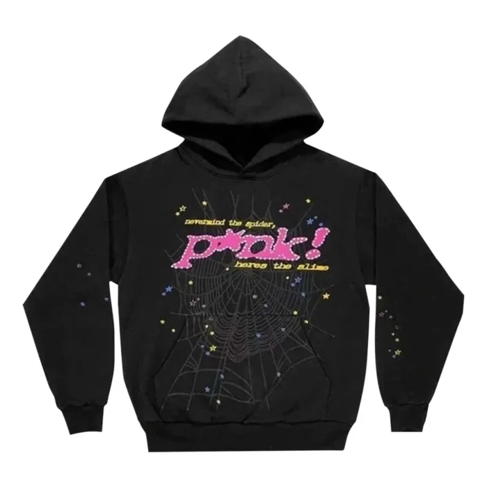 Black Spider Hoodie - Black