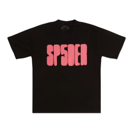 Sp5der FOCUSED LOGO Black TEE Shirt