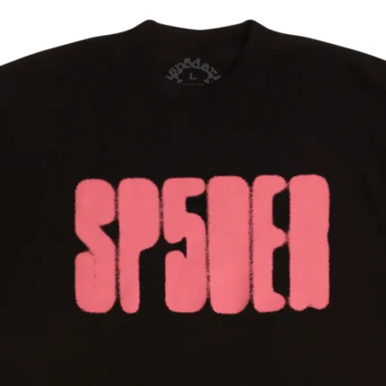 Sp5der FOCUSED LOGO Black TEE Shirt