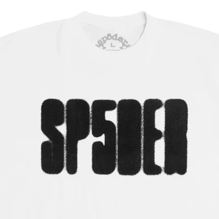 Sp5der FOCUSED LOGO White TEE Shirt